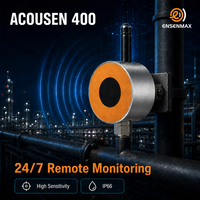 Detector de Fugas Ultrasónico con Sensor Acústico Fijo ENSENMAX ACOUSEN 400, Mantenimiento Predictivo Industrial, IP67, 24V, Alta Precisión