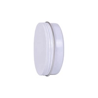 4 OZ 120ML 120G Pot rond en aluminium blanc avec couvercle à vis Conteneur de stockage de crème capillaire et de pommade Boîte en fer blanc