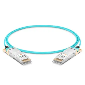 Kabel Optik Aktif 15M (49ft) 400G QSFP-DD Kompatibel dengan Cisco QDD-400-AOC15M