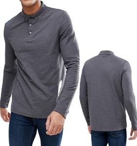 2025 Logotipo personalizado hombre Polo de Golf venta al por mayor diseño de cuello de secado rápido 100% algodón largo Selves Golf camiseta - Product Image 1