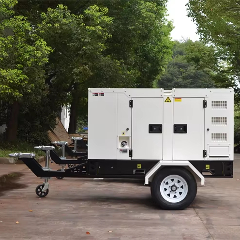Single Phase Three Phase 20Kw 25Kva 22Kw 28Kva Silent Type Auto Start Trailer Diesel Generator