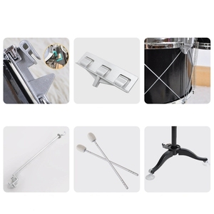 Wholesale Children Mini Jazz <b>Drum</b> Kit 5‑pcs Percussion Instrument Toy With Adjustable Stand For Kids Music Learning - Product Image 2