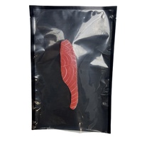 Sacs d'emballage sous vide alimentaire en plastique transparent noir pour scelleuses sous vide à chambre et autoclaves