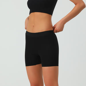 Culotte de sécurité taille haute sans couture en coton peigné 250g respirante et anti-fuite pour femmes européennes et américaines, ODM - Product Image 4