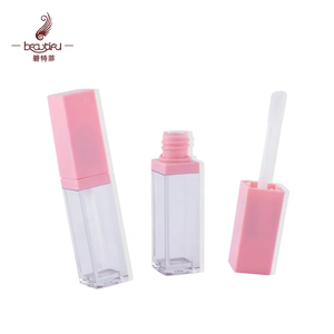 ABS + PETG chai dày tường vuông Nhựa 5ml bán buôn rỗng sang trọng rõ ràng tùy chỉnh Lip Gloss Ống - Product Image 6