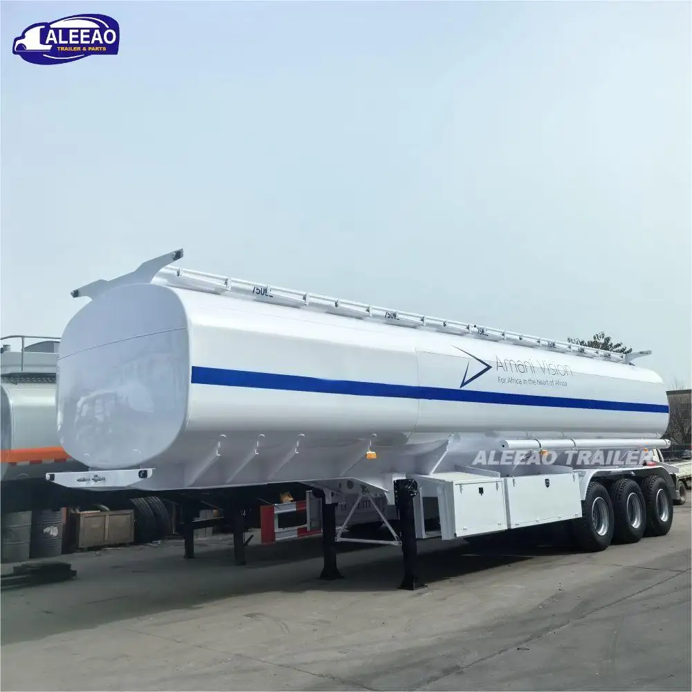 ALEEAO 2/3/4 Achse 40000/45000 Liter Öl Kraftstoff tanker Sattelzug anhänger Multi Tank Kraftstoffsp eicher anhänger Zum Verkauf