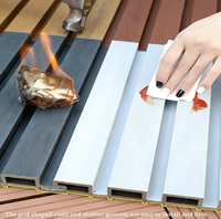 Panneaux muraux extérieurs en WPC faciles à installer, imperméables, design moderne, ignifuges, insonorisés, anti-fumée, écologiques, panneaux cannelés, garantie 5 ans