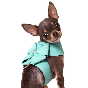 Juego de arnés de microfibra personalizado para perros y cachorros, conjunto de correa con lazo y correa para gato, bajo pedido mínimo - Product Image 3