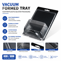 Plateau d'emballage sous blister en plastique thermoformé sur mesure, plateau d'insertion thermoformé en PET PVC PP, fabricant OEM ODM
