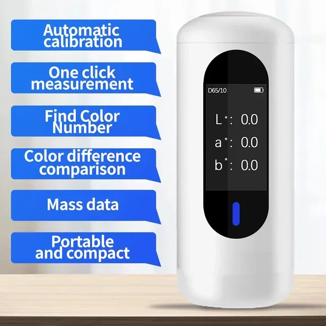 CR10 CR20 Colorimeter High Precision Spectrophotometer for Paint Fabric Coating Color Difference Tester