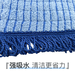 Microfiber Mop Head Rectangular Reusable Floor <b>Cleaning</b> Highly Absorbent Dry <b>Scraper</b> Mop Cloth - Product Image 2