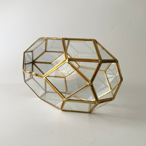 <span class=keywords><strong>Verre</strong></span> de <span class=keywords><strong>Terrarium</strong></span> géométrique <span class=keywords><strong>pour</strong></span> le bureau, plante succulente, accessoire décoratif - Product Image 4