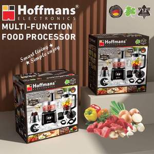 Hoffmans 1000W <span class=keywords><strong>Robot</strong></span> <span class=keywords><strong>Culinaire</strong></span> 10-en-1 Robuste, Mixeur Commercial, Hachoir à Viande, Trancheuse, Vente en Gros pour l'Afrique, Approvisionnement B2B - Product Image 2