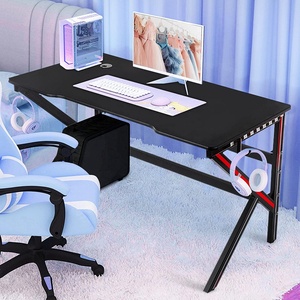 Table de jeu pour <span class=keywords><strong>ordinateur</strong></span> portable en MDF en forme de Z populaire bureau d'<span class=keywords><strong>ordinateur</strong></span> de bureau moderne - Product Image 6