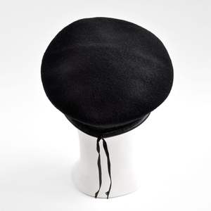 メーカー高カスタム要件ロゴ100% ウール生地ユニセックス冬日本ベレー帽 - Product Image 4