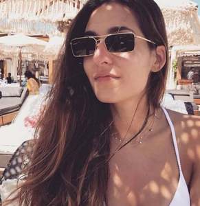 Lunettes de soleil carrées tendance vintage pour femmes, transparentes, avec verres colorés UV400, vente en gros - Product Image 4