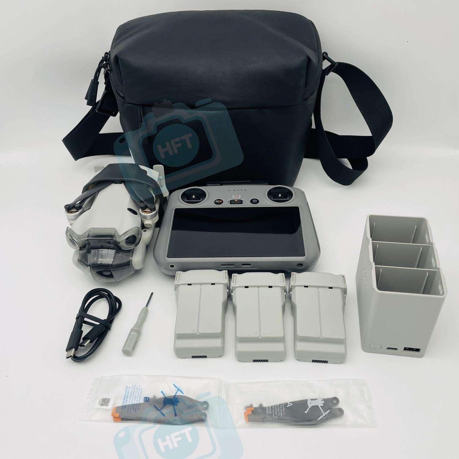 MINI 4 Pro Fly คำสั่งผสมเพิ่มเติมพร้อมรีโมทหน้าจอ