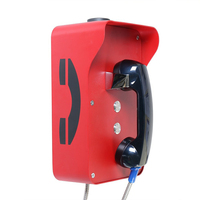 Téléphone résistant au vandalisme à cadran de vitesse d'interphone d'urgence avec acier laminé à froid anti-vandalisme