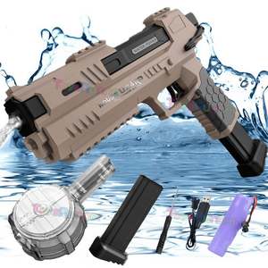 Plastic Spray Electric Water Gun Automatic Injector Outdoor Pool Party <b>Games</b> High Capacity Toy Electric Water Gun - Product Image 2