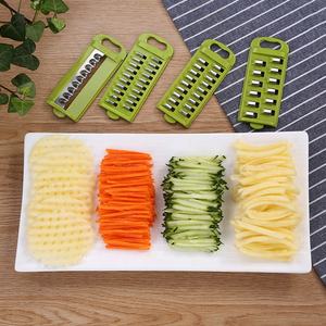 Râpe à Julienne Outils de cuisine <span class=keywords><strong>Trancheuse</strong></span> manuelle Coupe-légumes multifonction en acier inoxydable - Product Image 4