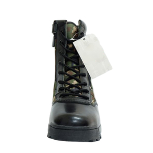SF12 703 Camouflage High Top Waterproof Leather Tactical <b>Boots</b> <b>Zipper</b> Lace Up All Seasons Men Outdoor Shoes - Product Image 3