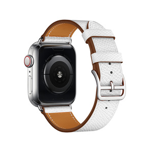 Correa de reloj de cuero genuino 38mm <span class=keywords><strong>40mm</strong></span> 41mm 42mm 44mm 45mm 49mm para Apple Watch 10 9 8 7 6 5 4 3 2 1 SE <span class=keywords><strong>SE2</strong></span> Ultra Ultra2 - Product Image 3
