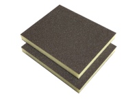 Bloc de papier abrasif double face fin importé pour le travail du bois, les escaliers, le polissage du métal et du plastique, le ponçage des murs
