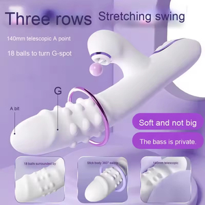 Vibrateur électrique télescopique entièrement automatique USB à conversion de fréquence pour la masturbation féminine Top SeToys - Product Image 4