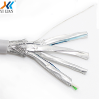 Kabel Lan Ethernet Ethernet jaringan dalam ruangan luar ruangan Oem kualitas tinggi 1000mhz kabel SFTP Cat7