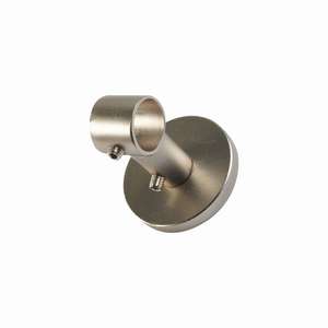 IDEAS LINE 12 - Support métallique court et fermé, couleur chrome satiné - Product Image 1