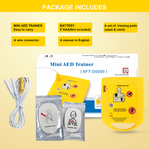 Xft d0009 Mini AED huấn luyện viên CPR đào tạo Viện trợ đầu tiên thiết bị giáo dục AED Máy khử rung mô hình cho giảng dạy - Product Image 6