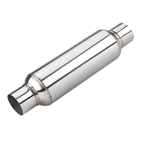 Chất lượng cao <span class=keywords><strong>2</strong></span>.5 "Inlet & Outlet thép không gỉ exhaust muffler cộng hưởng phổ xúc tác chuyển đổi - Product Image 1