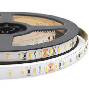 Tira de luces LED CRI RA90 + SMD3014, 120leds/m DC12V 24V 8mm PCB 16,4 pies por rollo para iluminación de TV interior