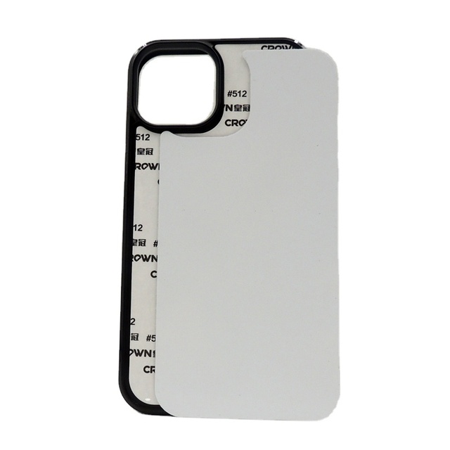 Wholesale 2D Blank Sublimation Mobile Phone Cases for iphone 15/15 PRO MAX ,Diy Photo Printing Phone case with Aluminum Plate