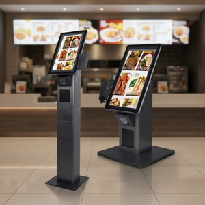 <span class=keywords><strong>Kiosque</strong></span> de file d'attente sur pied WUXIN 215, écran tactile tout-en-un 24 pouces pour restaurant, machines de paiement en libre-service Android Windows - Product Image 6