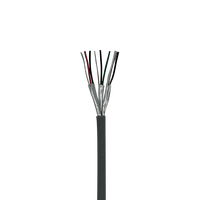 Cable de Control de Seguridad 22AWG 6 TC con 3 Pares de Conductores, Cubierta de PVC/LSZH, Blindaje de Aluminio y Poliéster, Cable Electrónico 8777