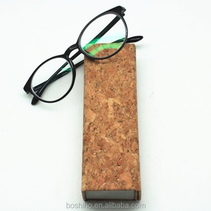 Boshiho Eco-friendly Folding Vegan Style Cork Antimicrobial Fabric <b>Sunglasses</b> <b>case</b> - Product Image 5