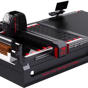 Machine de découpe continue informatisée JD-Z90-Pro pour vêtements, tissus et matériaux flexibles, découpe sans arrêt par couteau - Product Image 1