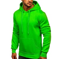 Sweat-shirt à capuche vert pour homme Long Mission Industry, 100% coton, design sneaker, pull décontracté, poche avant, coupe classique