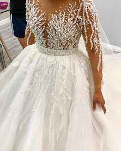 S9108F 2026 High Quality Luxury Removable Long Chapel Lace Train Detachable Tail Bohemian Floral Pattern Wedding Dress Bridal - Product Image 4
