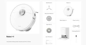 Original para Dreame L10 Prime Robot Aspirador y Fregador con Autolimpieza, Succión de 4.000 Pa, Fregado Rotatorio Dual y Elevación de la Mopa - Product Image 6