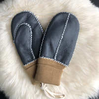 Gants d'hiver pour enfants, gants en fourrure personnalisés, gants pour enfants et bébés, mode, double face en peau de mouton, gants et mitaines pour enfants