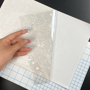 A4 Rouleau PVC Holographique Superposition Film Doux Transparent PET Libération Film De Stratification Étanche À L'humidité 3D <span class=keywords><strong>Photo</strong></span> 3D Stratification À Froid - Product Image 2