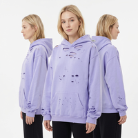 Sweat à capuche unisexe décontracté 100 % coton, coupe oversize, écoresponsable, avec poche sur le bras, anti-boulochage, respirant, pour l'automne, vêtement OEM uni