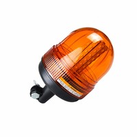 LED-Warnleuchte, Rundumleuchte, Notfall-Stroboskoplicht für LKW und Traktoren, Bernsteinfarben, Hochintensiv, 360°-Stangenmontage, Wasserdicht