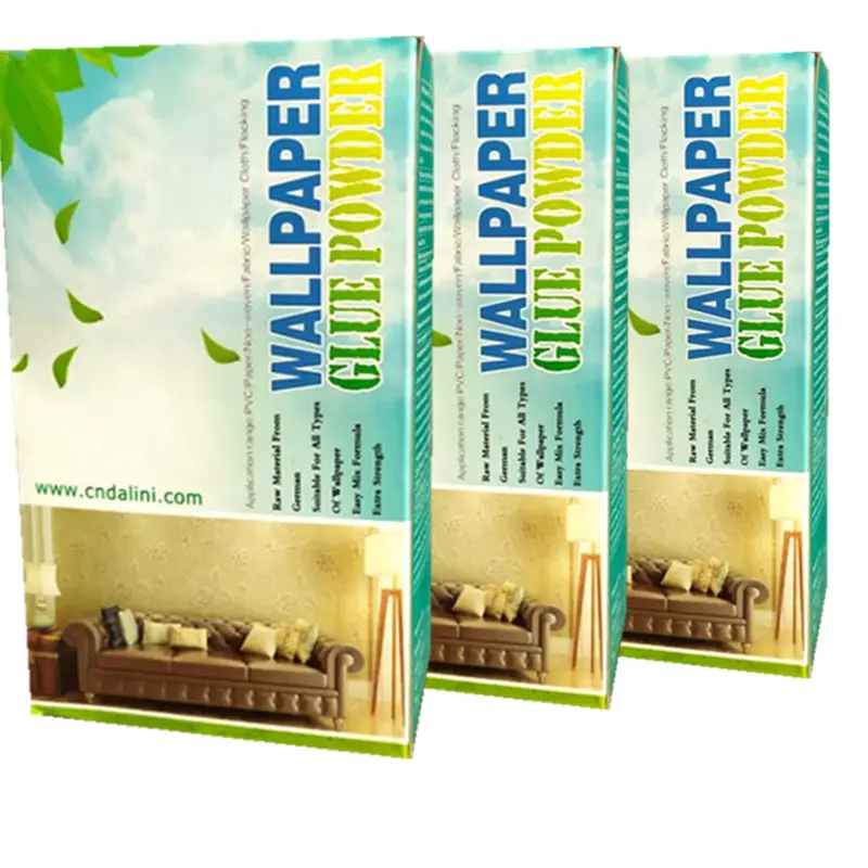 Factory price of 180g package wallpaper glue powder/wallpaper adhesive/wallpaper paste
