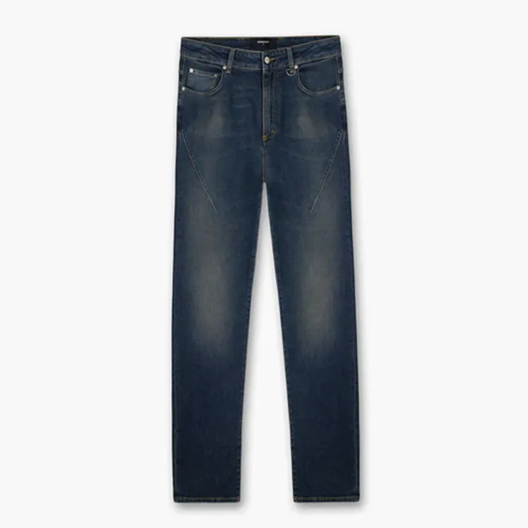 DiZNEW Men's loose Plus Size jeans Dark blue casual jeans OEM ODM custom jeans