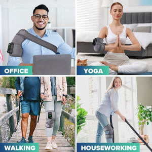 3-en-1 inalámbrico calentado vibración rodilla hombro codo almohadilla masajeador - Product Image 6