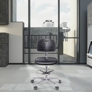 كرسي مكتب بتصميم حديث قابل للتعديل ومضاد للساكنة ، مساند للذراعين معدنية لصالون تجميل الأسنان ، لوح خشبي - Product Image 1