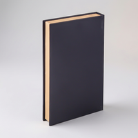 Boîte cadeau de luxe en forme de livre, avec dorure à chaud, fermeture magnétique, pour emballage de téléphone portable, avec logo personnalisé.